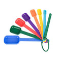 Color Plastic Measuring Cups Measuring Spoon Set With Scale 15-piece Set