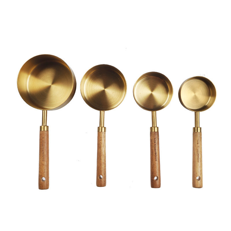 Acacia Wooden Handle Stainless Steel