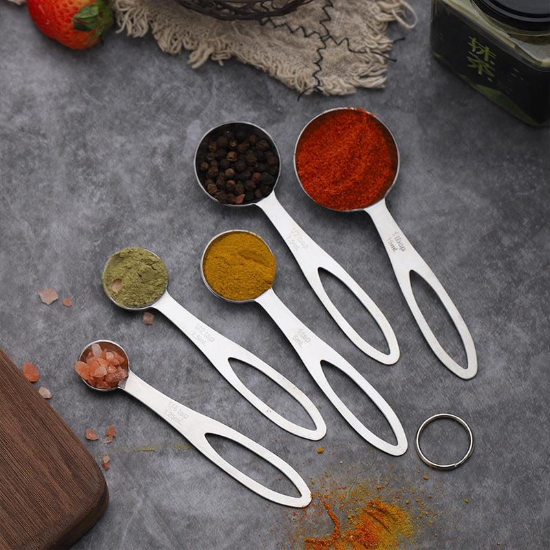 Stainless Steel Measuring 5-piece Set Measuring Spoon Set