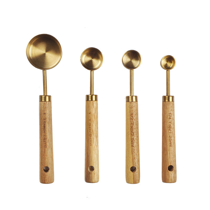 Acacia Wooden Handle Stainless Steel